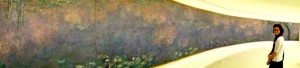 If placed side-by-side, Monet's "Waterlilies" would